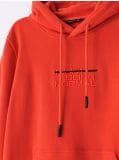 Bluza kangurka z kapturem - pomarańczowy - CROPP - small6