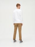 Koszulka z długim rękawem basic - biały - CROPP - small4