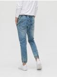 Jeansowe joggery slouchy - niebieski - CROPP - small4