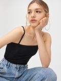 Mom jeans z efektem sprania - niebieski - CROPP - small3