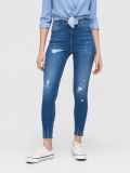 Jeansy skinny ze średnim stanem - niebieski - CROPP - small2