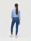 Jeansy skinny ze średnim stanem - niebieski - CROPP - small4