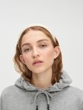 Bluza oversize z rozcięciem - jasny szary - CROPP - small4