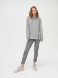 Bluza oversize z rozcięciem - jasny szary - CROPP - small3
