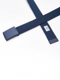 Parciany pasek z metalową klamrą - granatowy - CROPP - small2