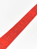 Materiałowy pasek z nadrukiem - czerwony - CROPP - small2