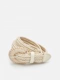 Pleciony pasek - biały - CROPP - small1