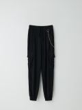 Jogger Cargo Hose mit Kette - Schwarz - CROPP - small1