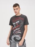 Koszulka z nadrukiem - szary - CROPP - small1