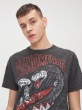 Koszulka z nadrukiem - szary - CROPP - small3