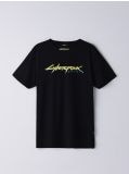 Koszulka Cyberpunk 2077 - czarny - CROPP - small1