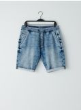 Denim jogger shorts - Blau - CROPP - small1