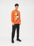 Bluza basic z nadrukiem - pomarańczowy - CROPP - small2