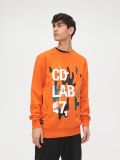 Bluza basic z nadrukiem - pomarańczowy - CROPP - small3