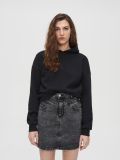 Mikina s potiskem na zádech - černý - CROPP - small2