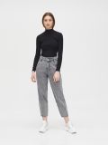 Блузка з низьким коміром-стійкою - чорний - CROPP - small2