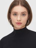 Блузка з низьким коміром-стійкою - чорний - CROPP - small3