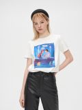 Koszulka z Małą Syrenką - biały - CROPP - small1
