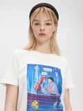 Koszulka z Małą Syrenką - biały - CROPP - small3