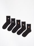 Set de 5 perechi de șosete Tom and Jerry - negru - CROPP - small1