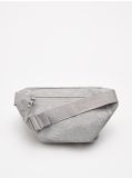 Materiałowa saszetka typu nerka - jasny szary - CROPP - small2