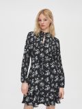 Pleated mini dress - Schwarz - CROPP - small4