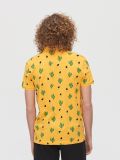 Koszulka polo w kaktusy - jasnopomarańczowy - CROPP - small4