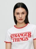 Koszulka Stranger Things - biały - CROPP - small2