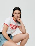 Koszulka Stranger Things - biały - CROPP - small3