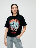 Tričko Stranger Things - černý - CROPP - small1