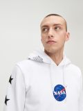 Bluza z kapturem NASA - biały - CROPP - small4