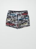 Kąpielówki z nadrukiem all over - czarny - CROPP - small3