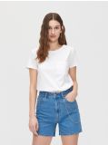 Jeansowe szorty mom z wysokim stanem - niebieski - CROPP - small2