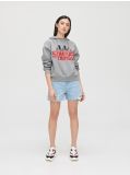 Jeansowe szorty mom z wysokim stanem - błękitny - CROPP - small2