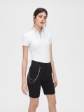 Szorty chino z łańcuchem - czarny - CROPP - small2