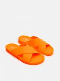 Neónové šľapky - oranžová - CROPP - small1