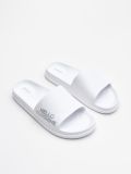 Klapki z napisem - biały - CROPP - small1