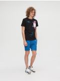 Pantaloni scurți chino slim fit - albastru-deschis - CROPP - small1