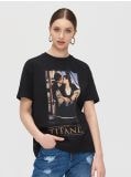 Titanic motif T-shirt - Schwarz - CROPP - small1