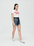 Mom fit kratke hlače od trapera - plavo - CROPP - small3