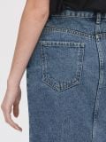 Jeansowa spódnica midi z rozcięciem - niebieski - CROPP - small5