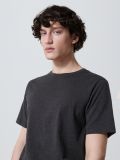 Tricou basic lung - gri-închis - CROPP - small1