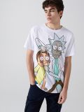 Tričko Rick and Morty - bílá - CROPP - small2