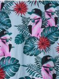 Tricou cu motiv tropical - turcoaz-deschis - CROPP - small4