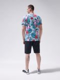 Tricou cu motiv tropical - turcoaz-deschis - CROPP - small2