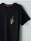 Koszulka z nadrukiem na plecach - czarny - CROPP - small3