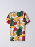 Koszulka z nadrukiem w owoce - biały - CROPP - small3