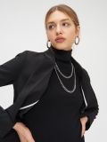 Sacou cu un rând de nasturi - negru - CROPP - small2