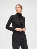 Sacou cu un rând de nasturi - negru - CROPP - small3