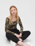 Bawełniane body - zielony - CROPP - small2